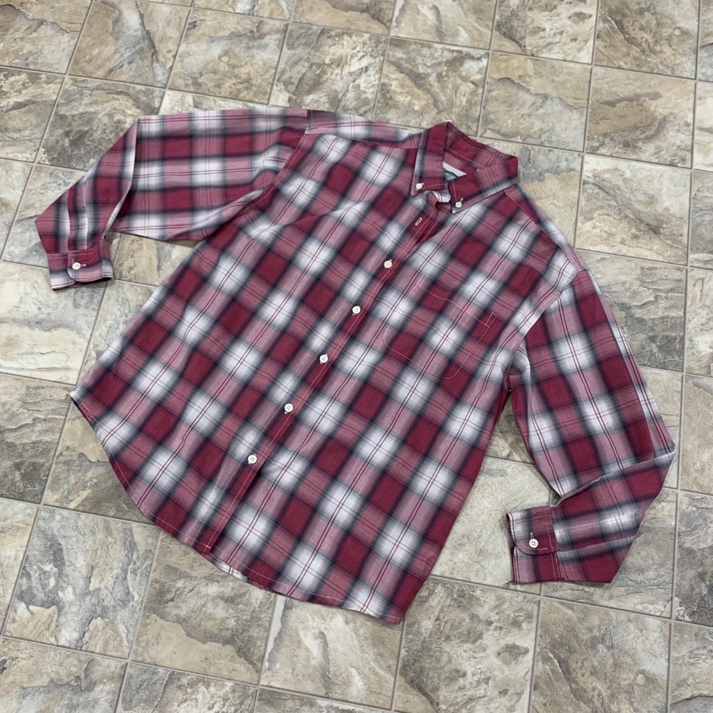 VINTAGE NWOT SEPARATE ISSUE Plaid Blouse